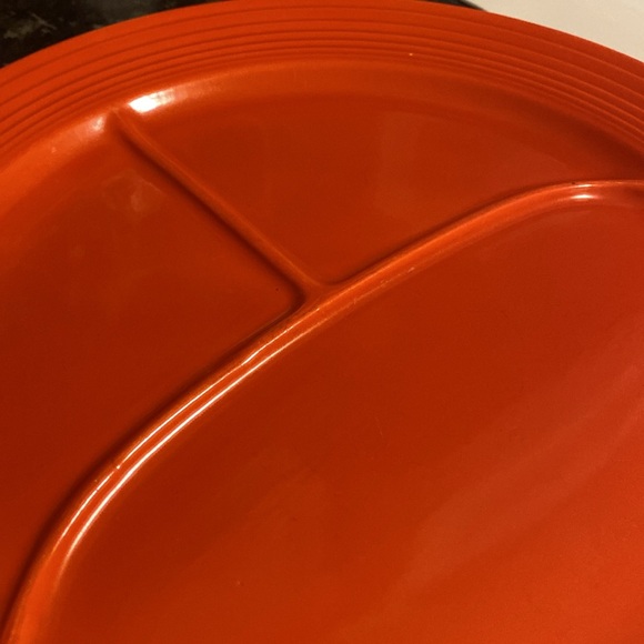 Fiesta Orange 11.5”Grill Plate - Picture 3 of 3